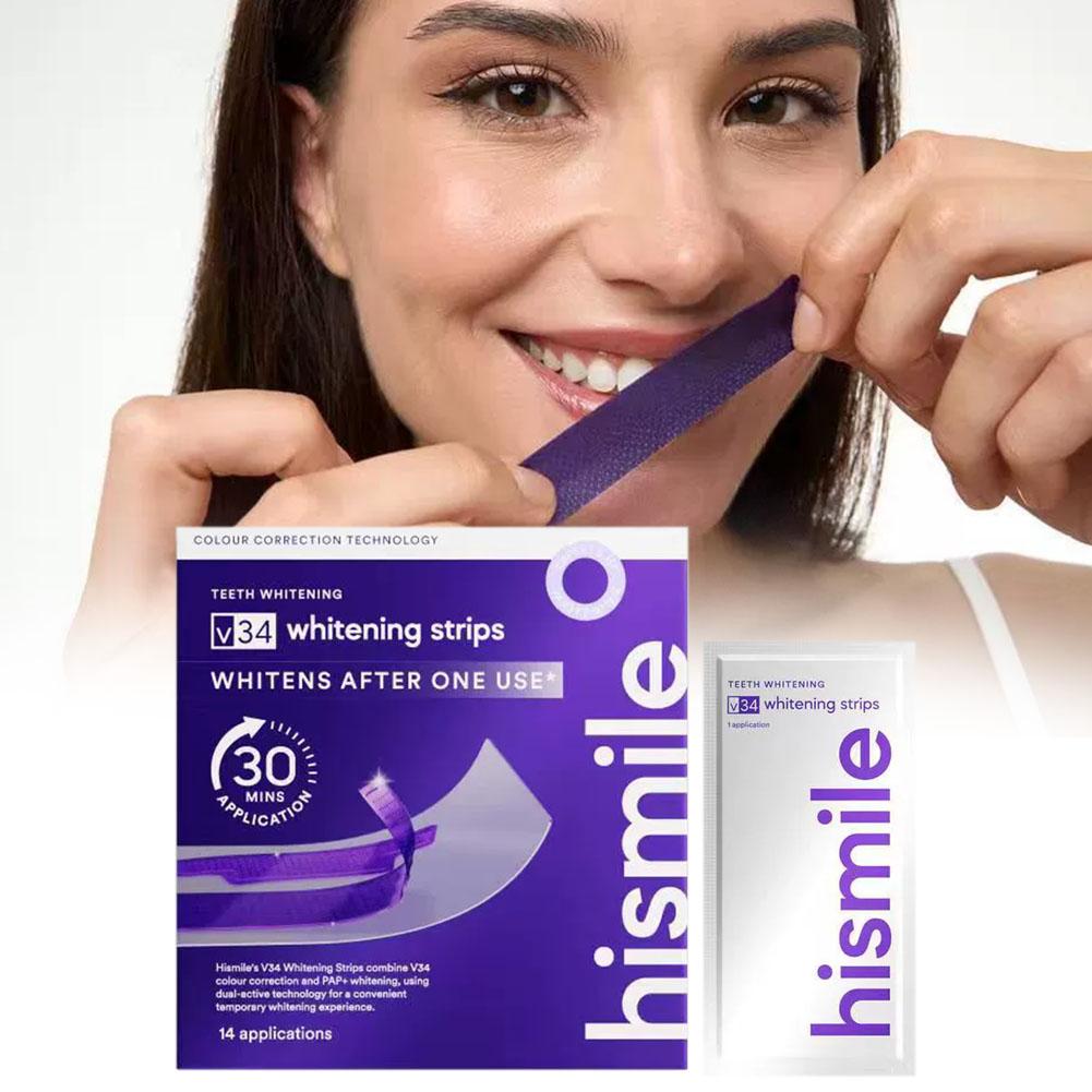 V34 Mor Diş Beyazlatma Bantlar - Teeth Whitening Crest incelemesi ve fiyatı