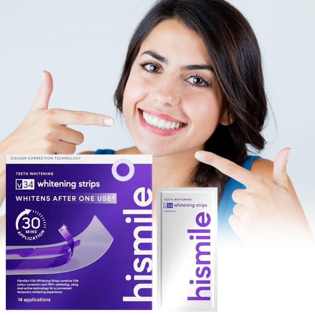 V34 Mor Diş Beyazlatma Bantlar - Teeth Whitening Crest incelemesi ve fiyatı