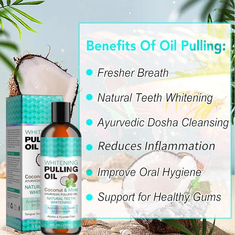 237mL Oral durulama gargara al - Coconut Oil Pull incelemesi ve fiyatı