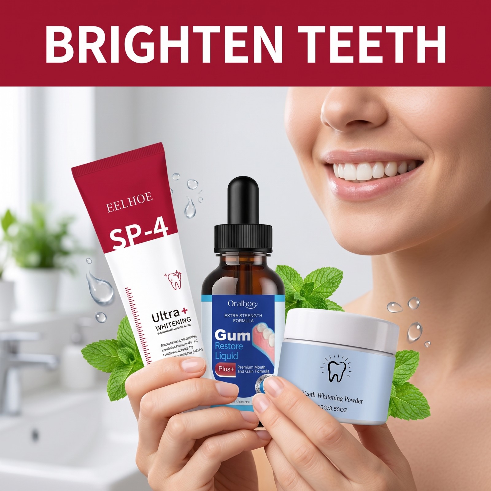 Ağız Bakım Seti Beyazlatıcı Di - Teeth Whitening Hydrogen Peroxide incelemesi ve fiyatı