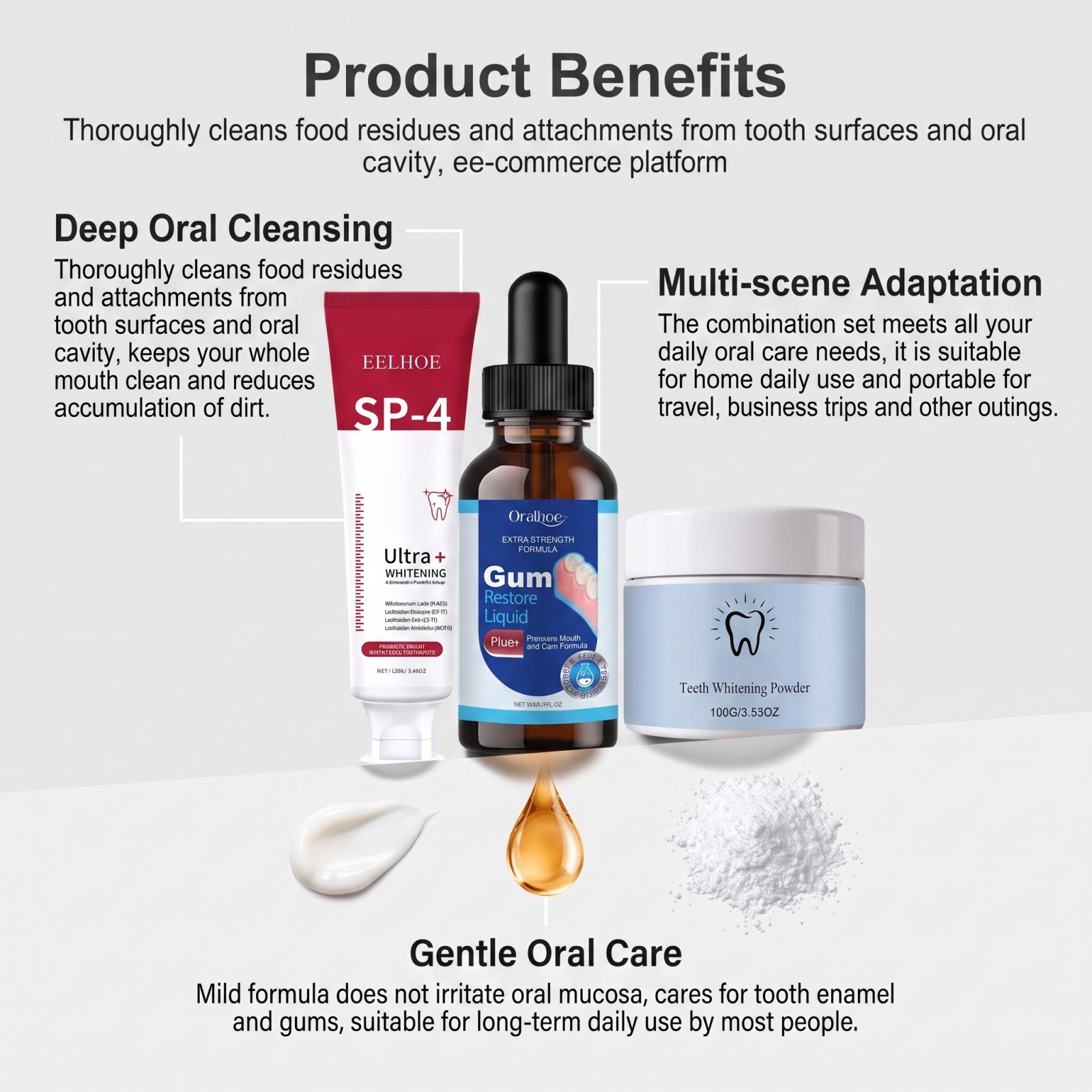 Ağız Bakım Seti Beyazlatıcı Di - Teeth Whitening Hydrogen Peroxide incelemesi ve fiyatı