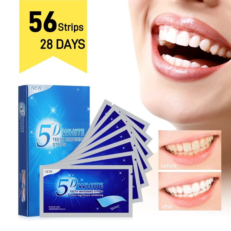 5D diş beyazlatma şeritleri 56 - Teeth Whitening Crest incelemesi ve fiyatı
