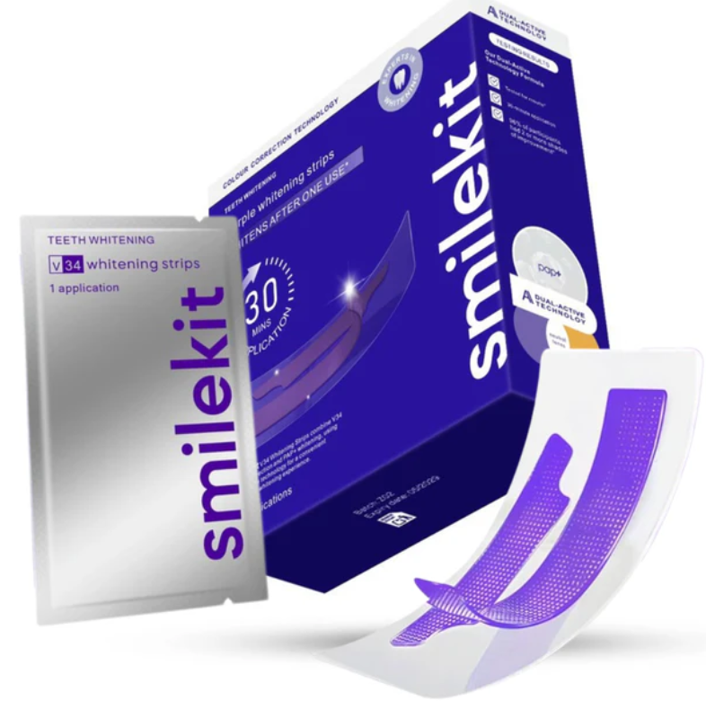 7/14 Çift Diş Yama Seti SmileK - Teeth Whitening Crest incelemesi ve fiyatı