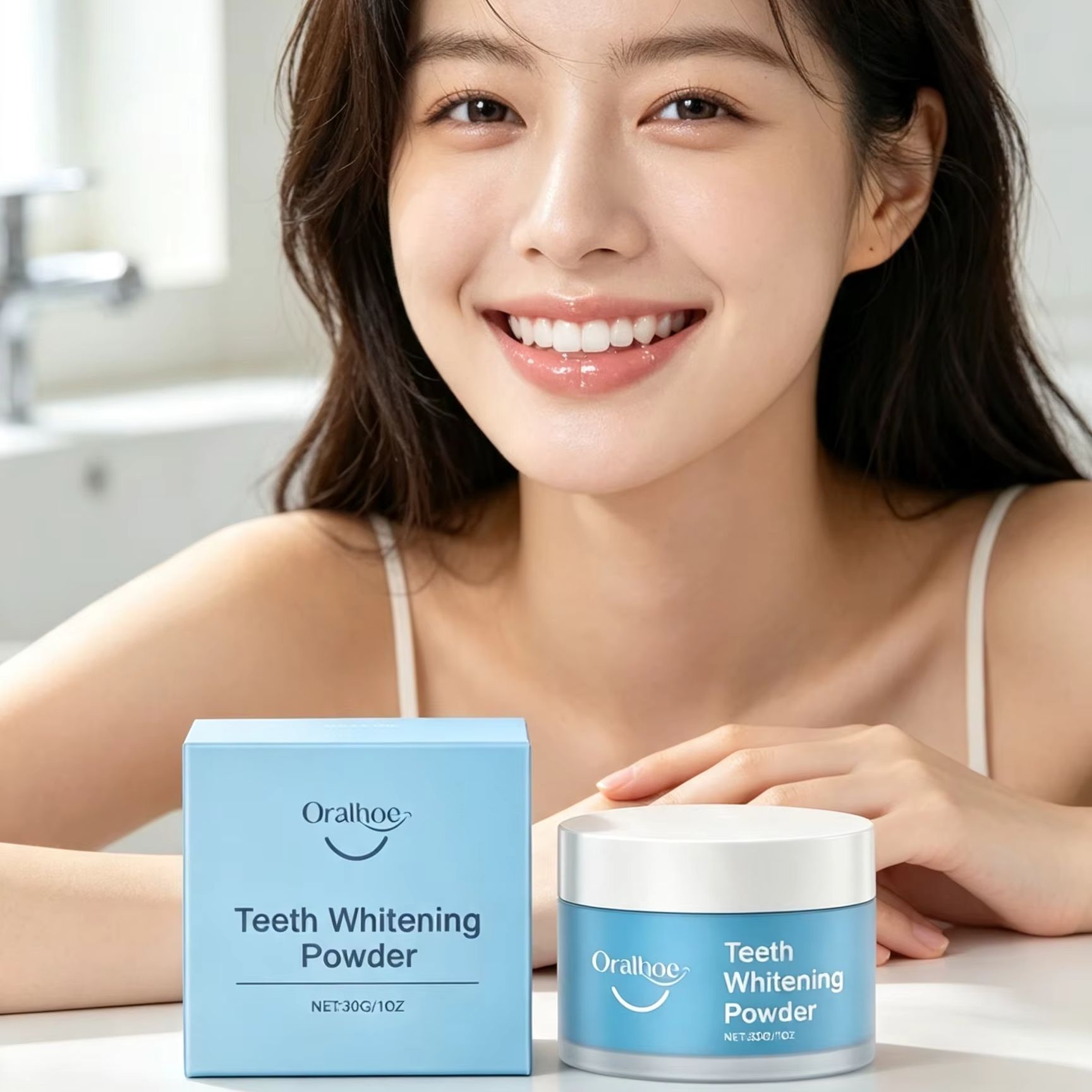 Oralhoe Diş Tozu, Dişleri Fırç - Teeth Whitening Zimba incelemesi ve fiyatı