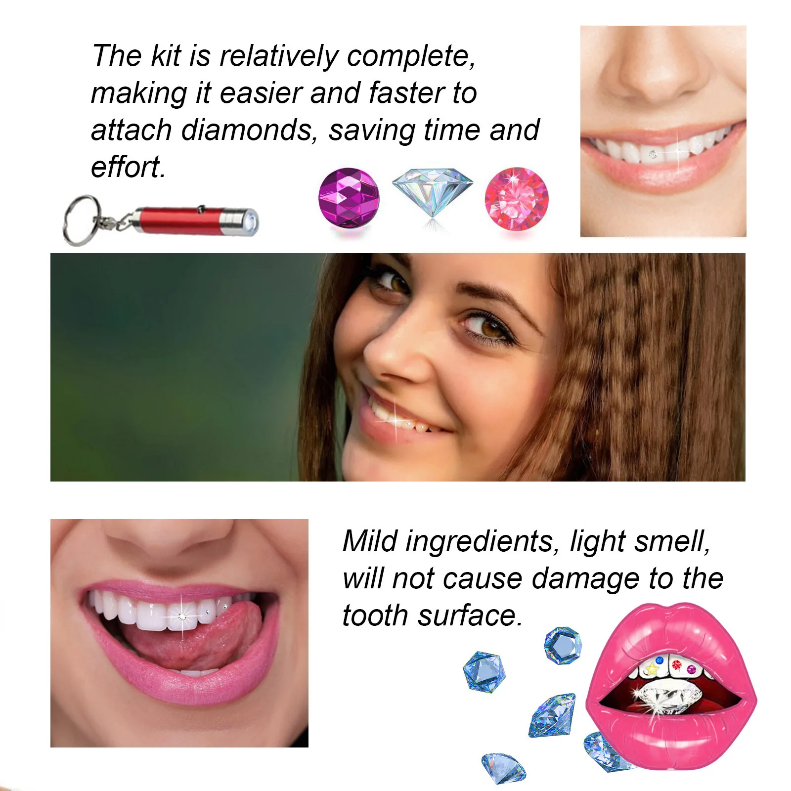 Diş Takı Seti Kendin Yap Şeffa - Teeth Whitening Light Kit incelemesi ve fiyatı