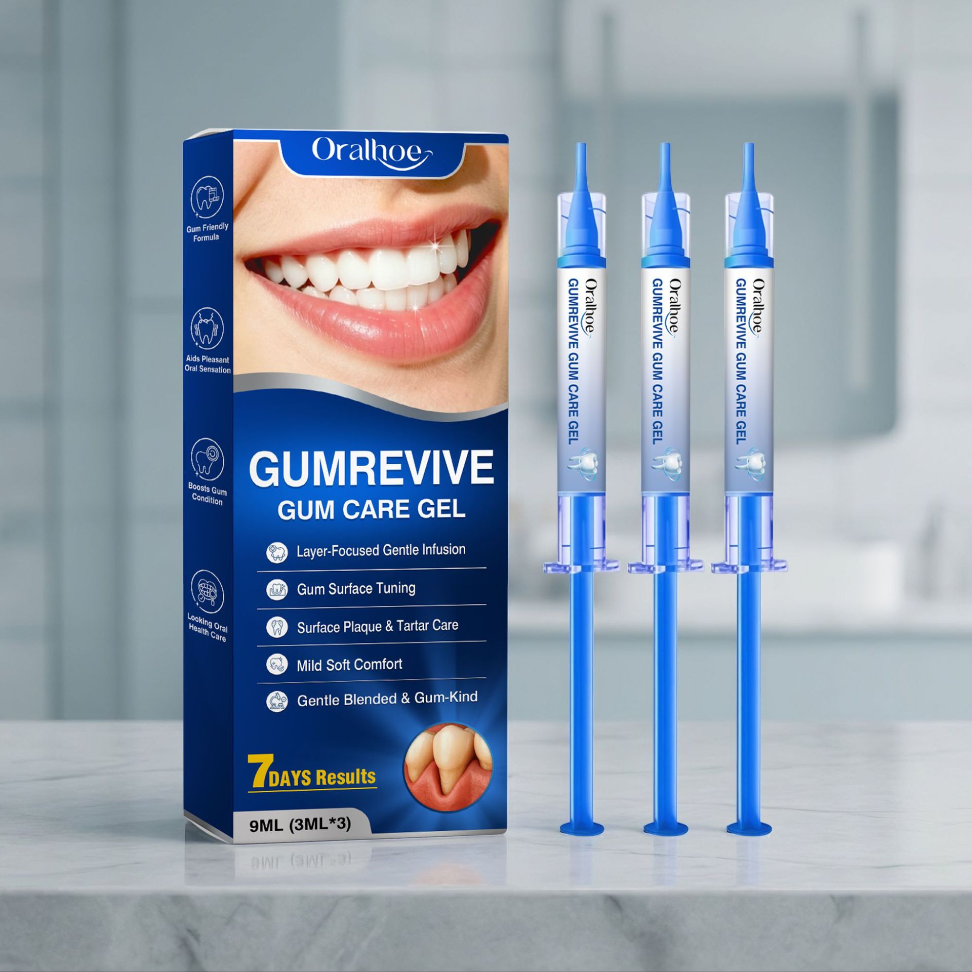 Ağız Bakım Jeli 3 Parça Diş Et - Teeth Whitening Hydrogen Peroxide incelemesi ve fiyatı