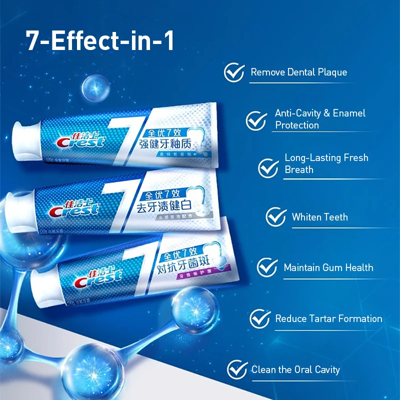 Crest 7 Effects Diş Macunu Diş - Teeth Whitening Crest incelemesi ve fiyatı