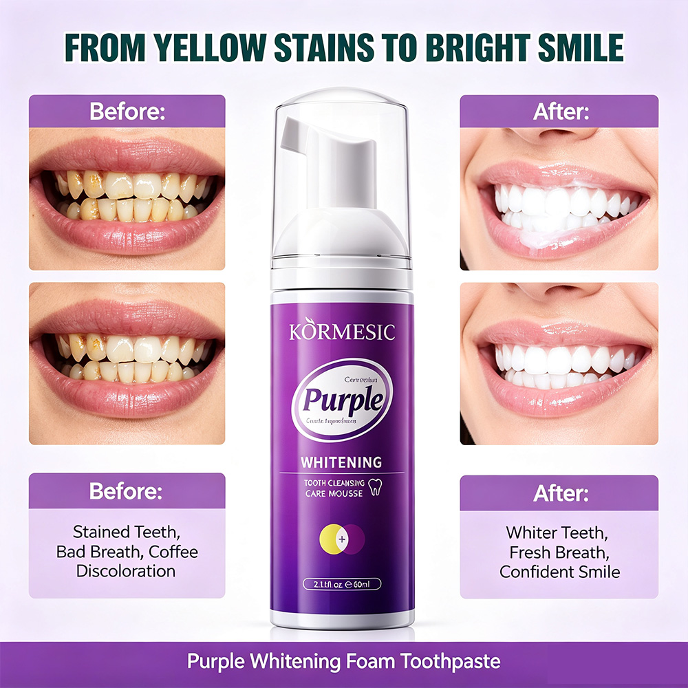Mor Beyazlatıcı Diş Köpüğü V34 - Teeth Whitening Crest incelemesi ve fiyatı