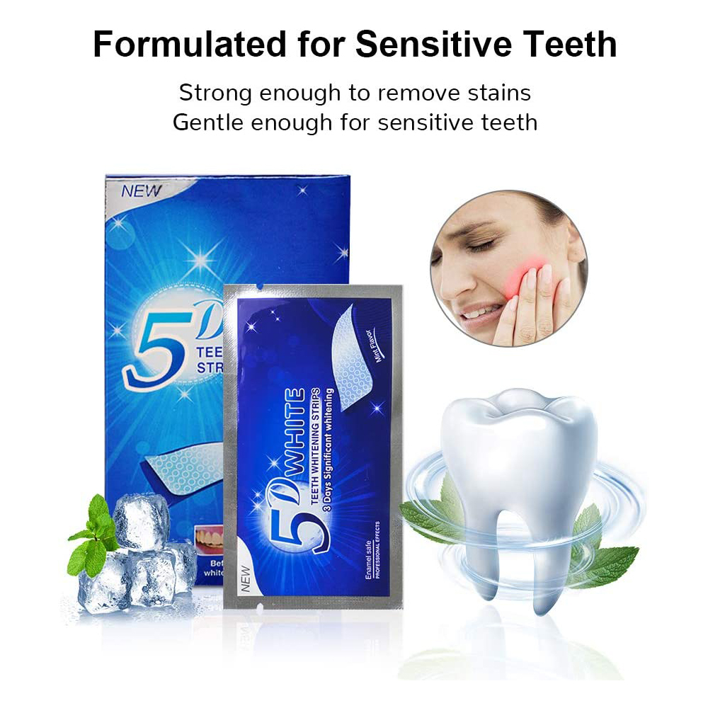 5D Beyaz Diş Beyazlatma Şeridi - Teeth Whitening Hydrogen Peroxide incelemesi ve fiyatı
